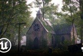 Creating Abandoned Church 3D Environment in Unreal Engine 5
