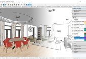 Интерьер в SketchUp