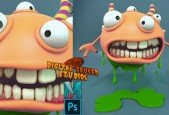 Creating a Cartoon Monster in Maya 2020