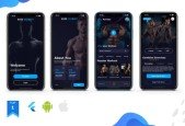 Create Flutter UI Screen GetX Router Workout Fitness App