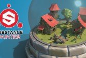Substance Painter Texturing multiple stylized assets