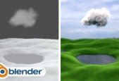 Cloud and Rain Animation in Blender for Beginners