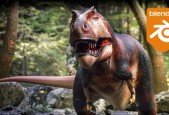 Create a Tyrannosaurus Rex Dinosaur in Blender 3.0 +