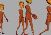 The walk cycle animation