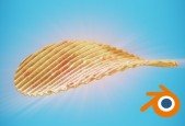 Blender - Create Your First 3D Food Make Realistic chips