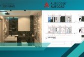 3dsmax (VrayAutoCAD) full interior design bathroom project