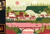 Flat Landscape Design in Illustrator (Perfect For Beginners)_1
