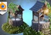 Stylized 3D Environments with Blender 4 Geometry Nodes