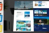 Responsive Travel Website Using HTML CSS JS