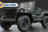 Blender- Create Jeep Willys MB 1942 From Start To Finish