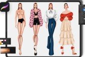 Digital Fashion Design Illustration Course with Procreate