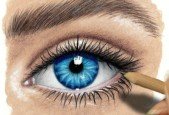 How to Draw Eyes with Colored Pencils