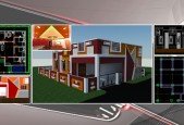 AutoCAD 2D3D Smart House Exterior + Interior Design Course
