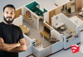 3D Floor Plan Masterclass with Sketchup, Vray Flextools