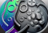 ZBrush 4 R8 Kitbashing and Custom Brush and Tile Creation