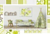 Simple, Quick Retro Floral Coordinates Adobe Illustrator