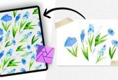 Digitize traditional art work in Affinity Photo for Patterns