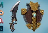 Design 3d de assets para Games