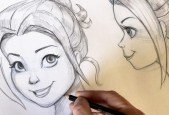 Learn how to draw Disney-like Female Faces