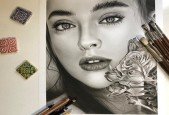 The Ultimate Realistic Portrait Drawing with Charcoal Pencil