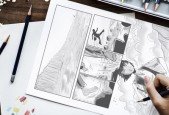 Comic book creation- examples step by step