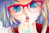 Manga Art with Mixed Media Copics, Pencils and Pastels