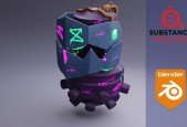 Create a Jinx Grenade in Blender and Substance Painter