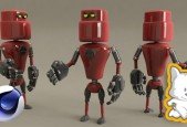 3D Character Creation in Cinema 4D- Modeling a 3D Robot