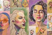 Stylized Watercolor Portraits