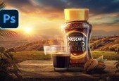 Photoshop Advertising Commercial- Nescafé