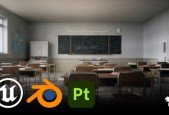 Unreal Engine 5, Blender Creating a Classroom Environment