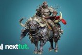 Orc Rider and Bull Creature Creation in Zbrush