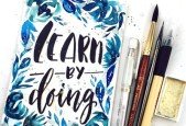 Anyone Can Brush Letter- Modern Calligraphy For Beginners