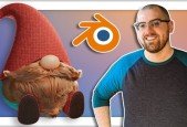 Blender for Beginners- Learn to Model a Gnome With Real Hair