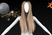 3D LONG HAIRSTYLES COURSE for Blender 2.79