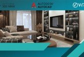 How to modelrender a photorealistic living in 3ds maxVray