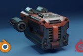 Sci-fi Vehicle Creation with Blender and Substance Painter