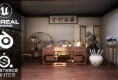 Creating a Traditional Chinese Room Environment in UE5