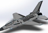 SOLIDWORKS- General Dynamics F-16C Fighting Falcon