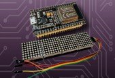 Control a LED Matrix via web interface with Arduino ESP32