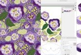 Charming Illustrator Pansy Brushes for Sweet Pattern Repeats