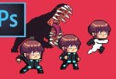 Learn Pixel Art Animation for Game Characters in Photoshop
