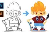 Drawing Characters with Photoshop and Illustrator CC