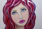 YOU can Draw, Shade and Paint a Mixed Media Girl…today!
