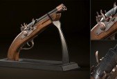 OLD GUN Tutorial ( Modeling, Texturing, Lighting )