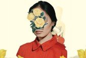 Digital collage Floral Portrait made easy