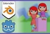 Designing game characters for 2D 3D with Blender Godot