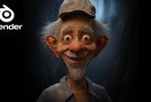 Old Stylized Character in Blender_1