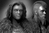 ZBrush 4 Create Hair Fur with Fibremesh, Game of Thrones