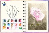 Art Tutorial- Painting Beautiful Roses with Watercolor